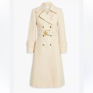 Zimmermann Cream Trench Coat